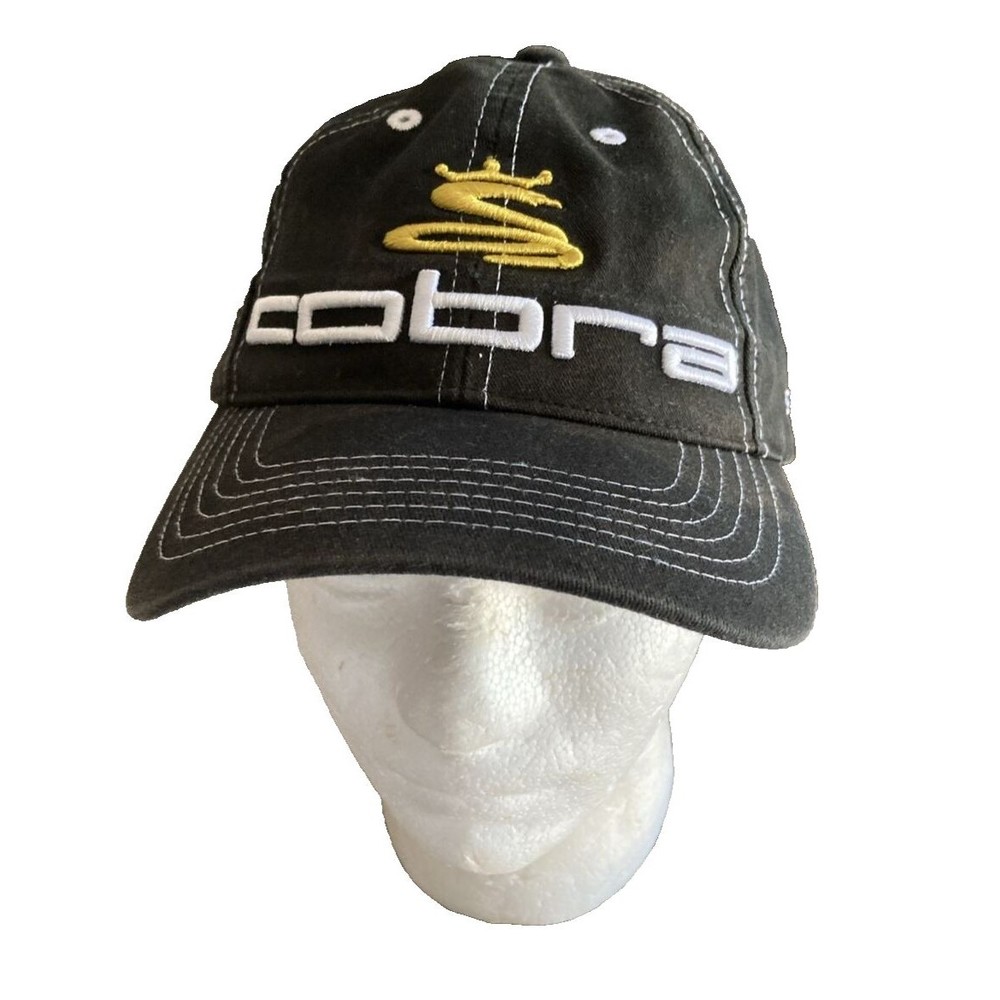 Foot Joy Cobra Hat Cap Mens Adult Strapback Embroidered Speed Dad Baseball Black